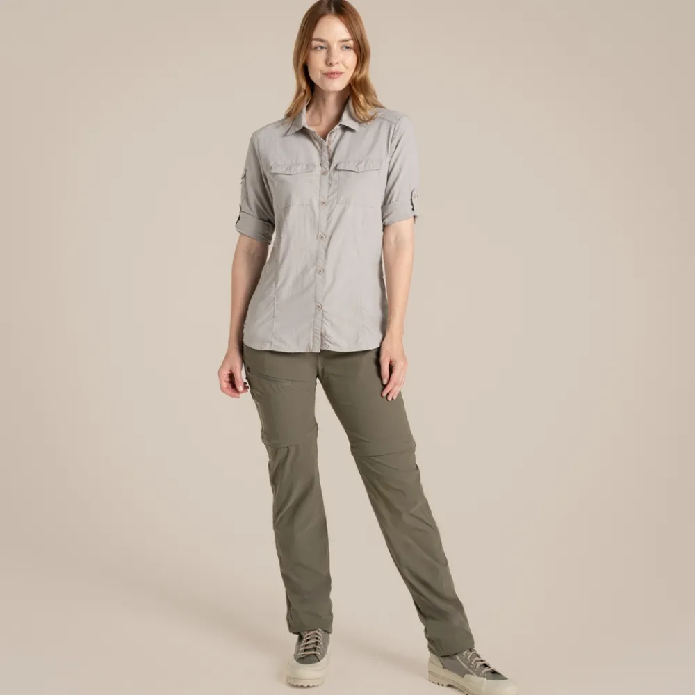 Hot Women's NosiLife Adventure Long Sleeved Shirt III | Women Desert|Jungle