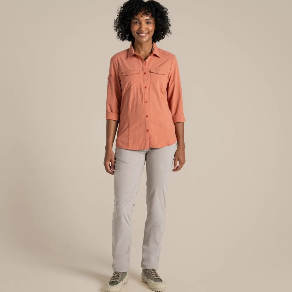 Hot Women's NosiLife Adventure Long Sleeved Shirt III | Women Desert|Jungle