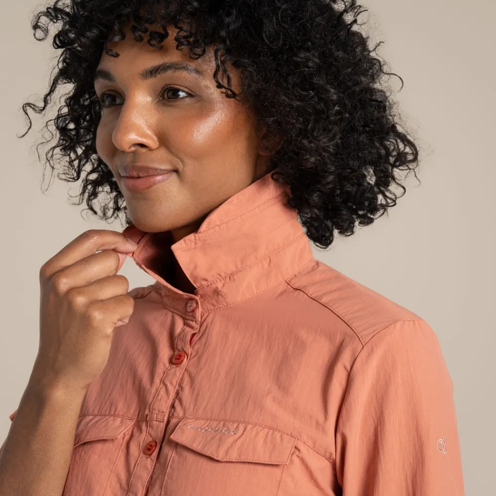 Hot Women's NosiLife Adventure Long Sleeved Shirt III | Women Desert|Jungle