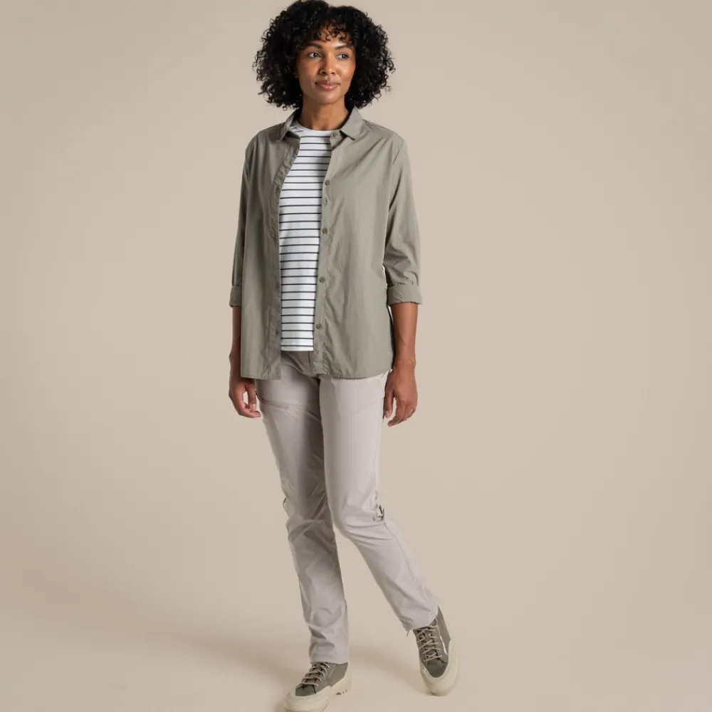 Online Women's NosiLife Freeda Long Sleeved Shirt | Women Desert|Jungle
