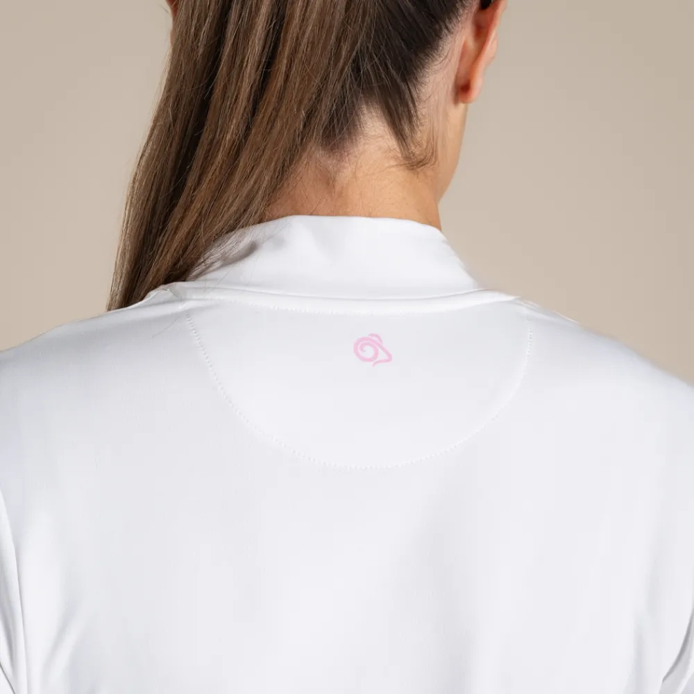 Sale Women's NosiLife Golf Long Sleeved Mock Neck Top | Women Desert|Jungle