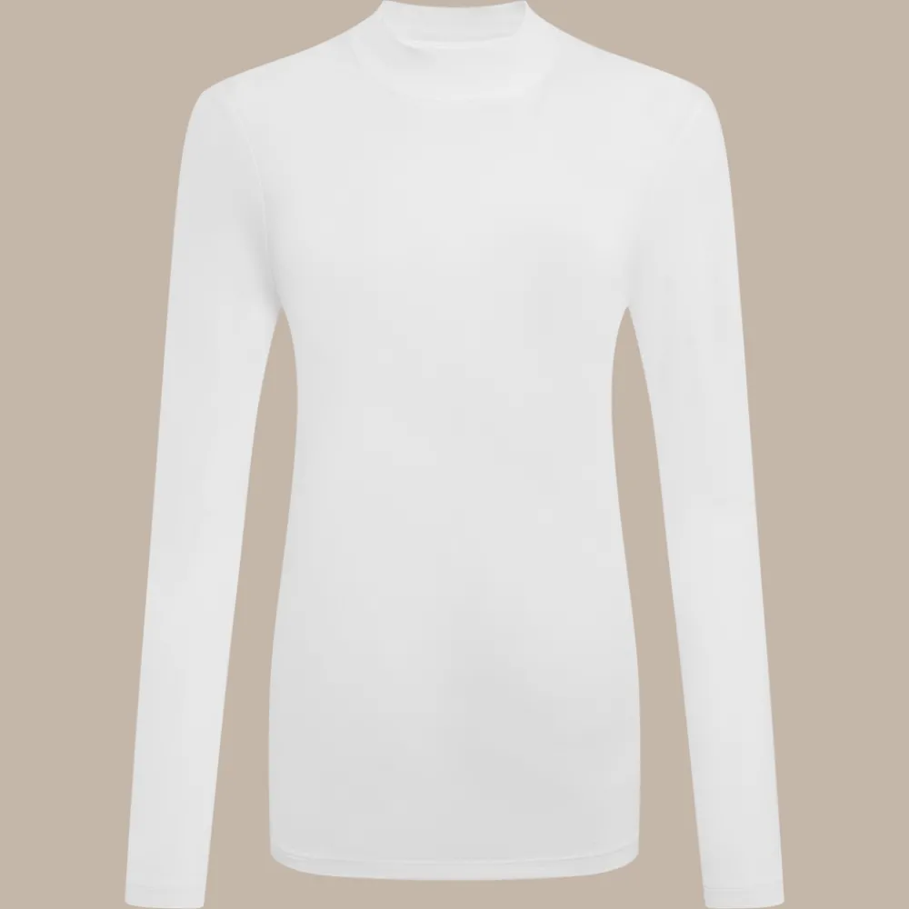 Sale Women's NosiLife Golf Long Sleeved Mock Neck Top | Women Desert|Jungle