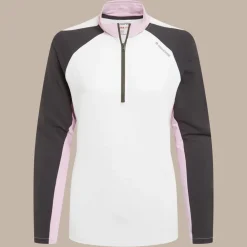Women's NosiLife Ivybridge Golf Half Zip Top | Women Desert|Jungle