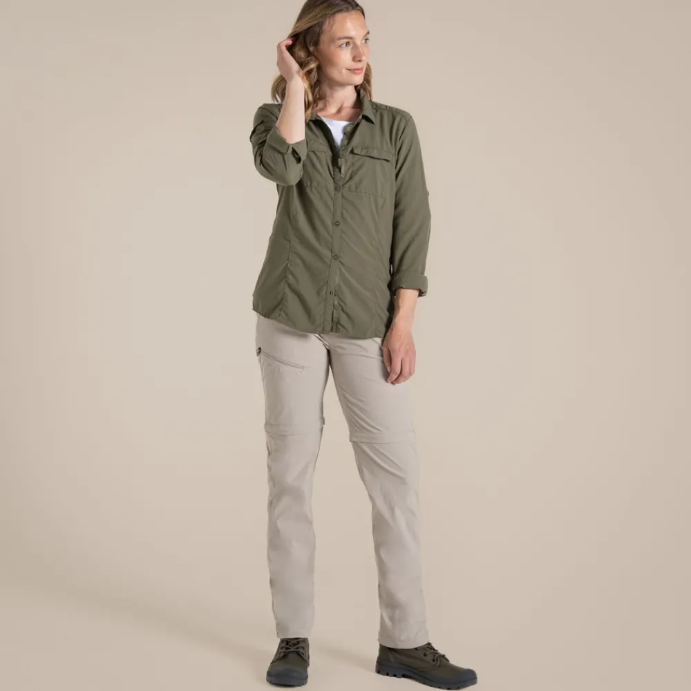 Outlet Women's NosiLife Pro Convertible Trouser III | Women Desert|Jungle