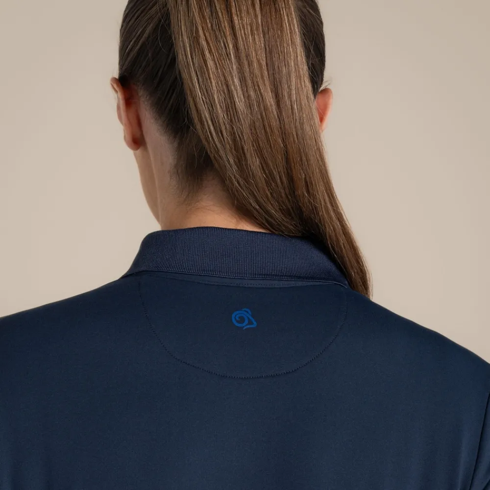 Clearance Women's NosiLife Thornbury Golf Long Sleeved Polo Top | Women Desert|Jungle