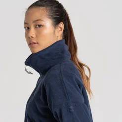 New Women's Polartec Caprice Half Zip Fleece | Women Hiking Holiday|Fleece